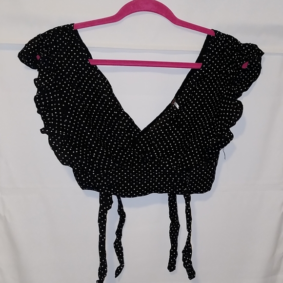 Free People Small Pretty Daze Black+White 2 Piece - Picture 3 of 8